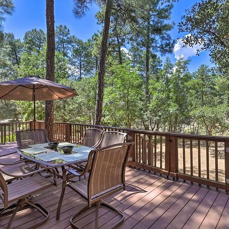 Rustic-Chic Prescott Cabin With Deck In Wooded Area! Ngoại thất bức ảnh