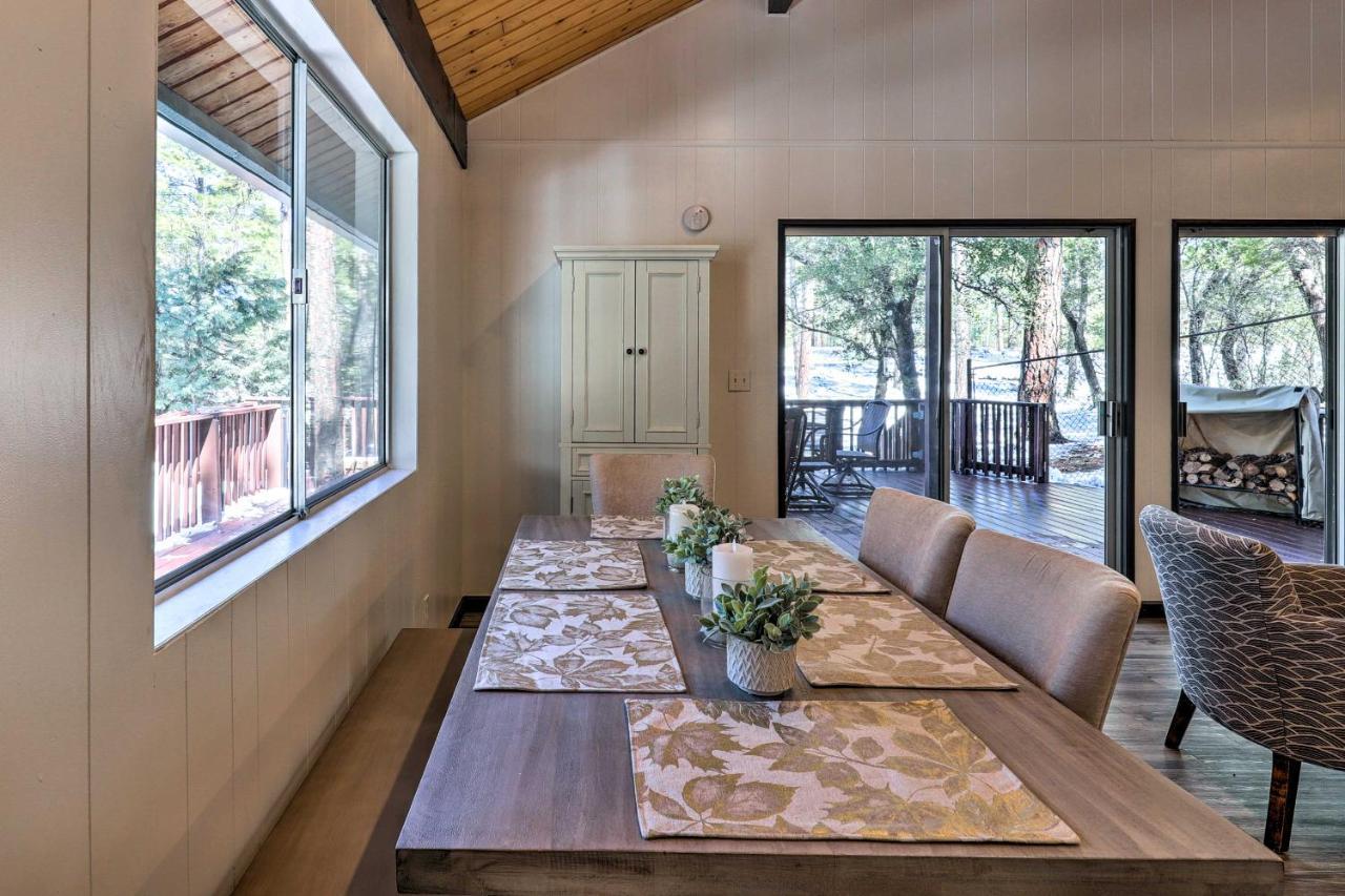 Rustic-Chic Prescott Cabin With Deck In Wooded Area! Ngoại thất bức ảnh